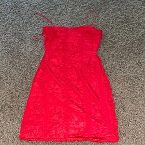 RED MINI DRESS//SIZE S